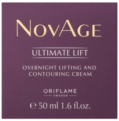 Oriflame Novage Ultimate Lift crème de nuit liftante anti rides notino be