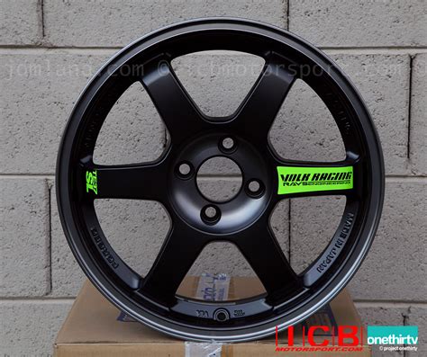 Rays Volk Racing Te37sl Wheels 16x75 4x100 35 Offset Black Edition