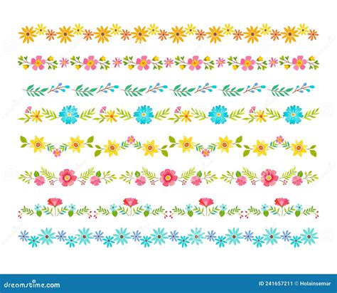 Floral Border Collection 1 Clipart Nbkomputer