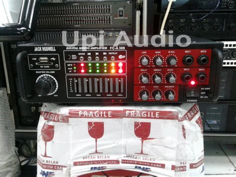 Jual Amplifier Power Jack Rodwell FC A 369 USB Bluetooth Di Lapak UE