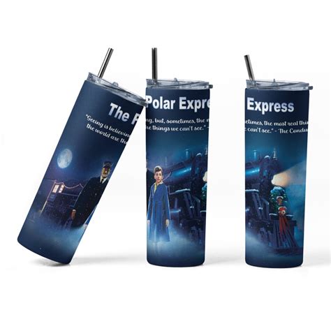 The Polar Express Seeing is Believing 20oz Straight Tumbler - Etsy