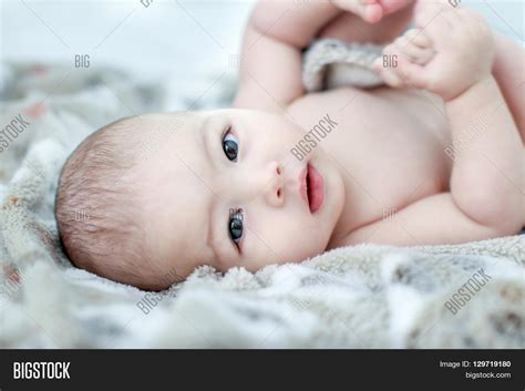 Baby Boy Naked Lying Image Photo Free Trial Bigstock