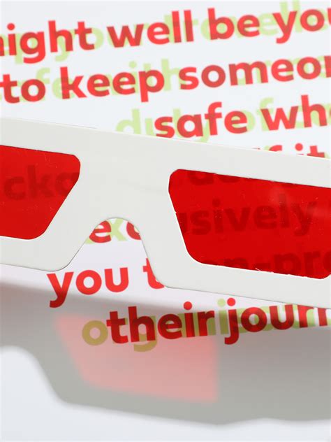 Paper 3d Customised Decoder Glasses For Creative Marketing