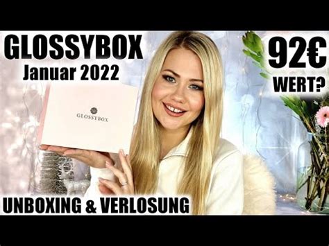 Glossybox Januar Unboxing Verlosung Youtube