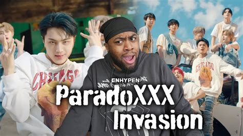 ENHYPEN 엔하이픈 ParadoXXX Invasion Official MV Reaction YouTube