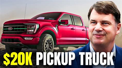 Ford Ceo Introduces All New 20k Pickup Truck To Shock Everyone Youtube