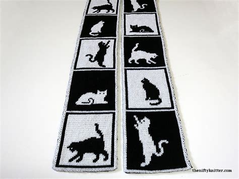 Ravelry Cats In Boxes Scarf Pattern By Lisa Hannan Fox