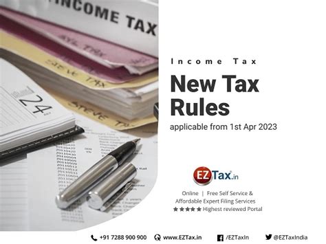 New Tax Rules Effective From St Apr Eztax