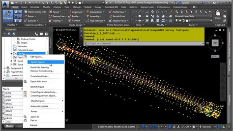 Survey Toolspace Overview Civil 3d Youtube