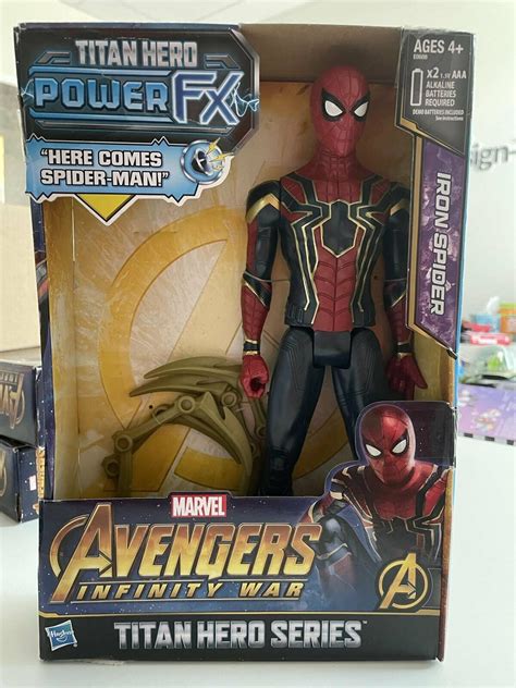 Marvel Avengers Infinity War Titan Hero Power FX Iron Spider