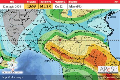 Terremoto M Ore Utc Emilia Romagna Felino Pr