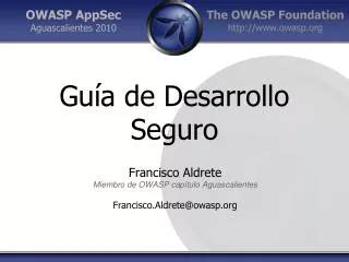 PPT Desarrollo Seguro Usando OWASP PowerPoint Presentation Free