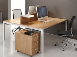 Bureau Bench Personnes Solar Bureau Partag En Bois Blanc Pas Cher