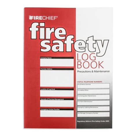 Fire Safety Logbook