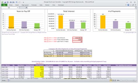 Mortgage Amortization Calculator Extra Payments Spreadsheet — db-excel.com