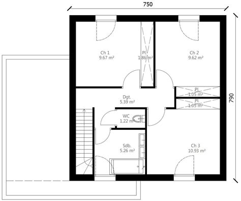 Plan Maison Moderne Avec Etage Ventana Blog