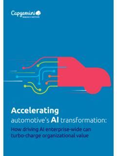 Accelerating Automotive S Ai Capgemini Accelerating Automotive S Ai