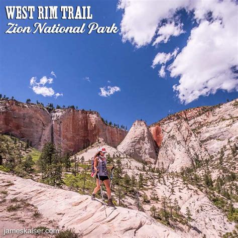 Hiking & Backpacking the West Rim Trail • Zion National Park