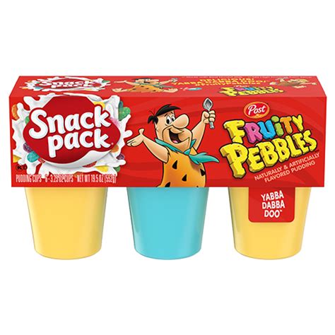 Fruity Pebbles Snack Pack Pudding | Snack Pack