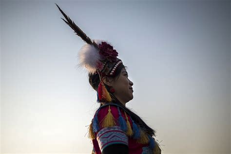 China Ethnic Minority Delegates In Traditional Costume Add Colour To Beijings National People