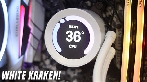 Nzxts White Kraken Liquid Coolers Are Finally Here Kraken Z63 White Review Youtube