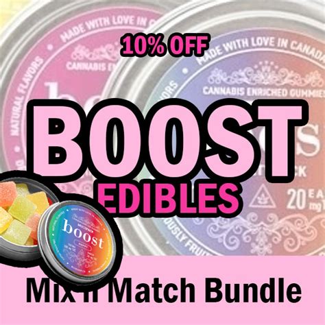 Boost Edibles Variety Pack 300mg Thc Gummies Weedpedia Coupons