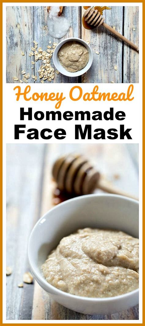 Honey Oatmeal Homemade Face Mask Easy Diy Beauty Prodcut Diy Beauty