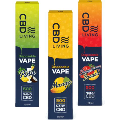 Cbd Living Vape Disposable 500mg Fresh Start Cbd