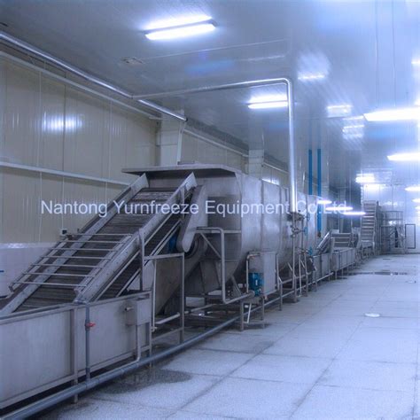 Iqf At Stick Flow Fluidized Type Quick Freezing Machine Fluidized Bed