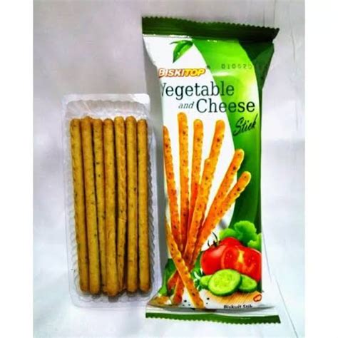 Jual Stick Biskuit Biskitop Vegetable And Cheese Cemilan Enak Dan Murah