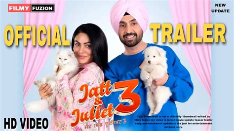 Jatt And Juliet 3 Official Trailer Diljit Dosanjh Neeru Bajwa Jatt