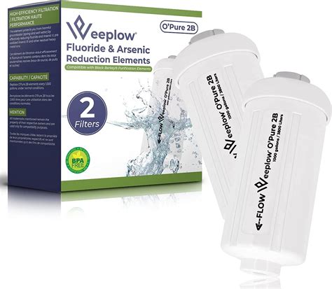 Weeplow O Pure B Filtres Eau El Ments De R Duction Du Fluorure