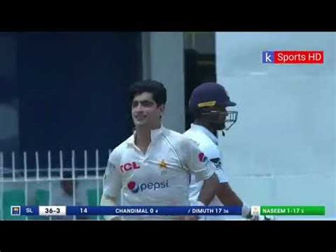 Pakistan Vs Sri Lanka 2nd Test Match Highlight 1 St Innings Live YouTube