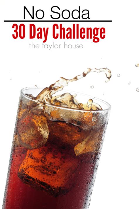 30 Day No Soda Challenge | The Taylor House