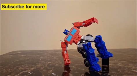 Optimus Prime Stop Motion Youtube