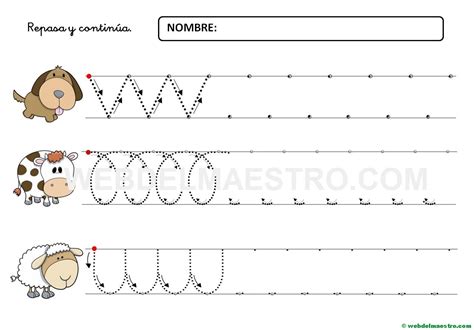 Ejercicios De Grafomotricidad Para 4 Años X Web Del Maestro