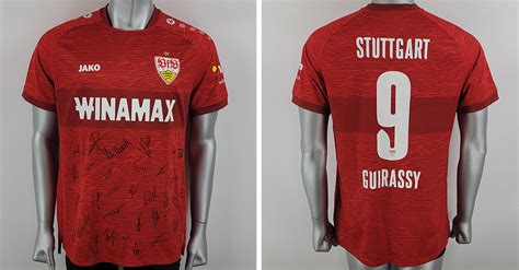 Teamsigniertes Ausw Rtstrikot Von Vfb Star Guirassy