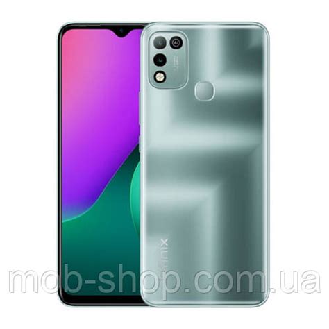 Потужний смартфон Infinix Hot 10 Play 2 32Gb green Android сенсорний мобільний телефон на