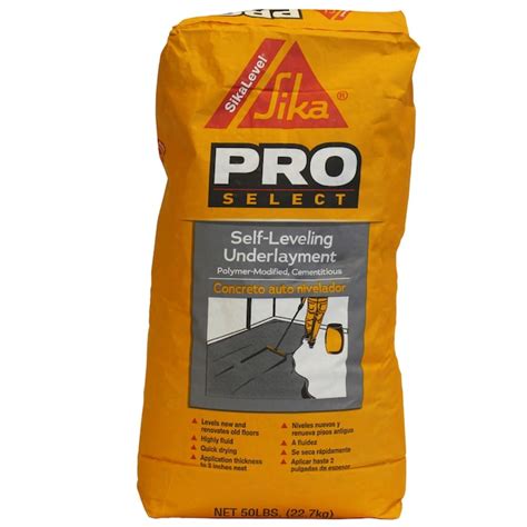 Sika SikaLevel Self-leveling underlayment in the Surface Preparation department at Lowes.com