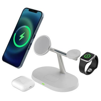 Link Wireless Charging Station For Apple Iphone Apple Watch & Airpods - Great For Home, Office ...