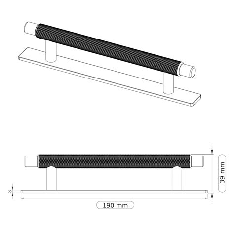 Furnipart Møbelgreb Guld Model MANOR Bagplade cc128 mm