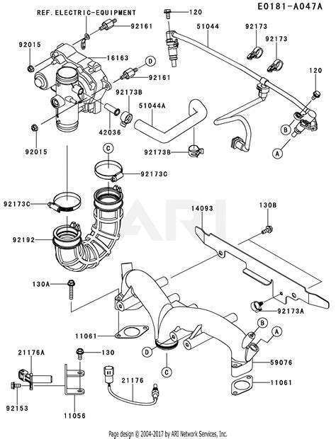 Kawasaki FX850V AS45 4 Stroke Engine FX850V Parts Diagram For THROTTLE