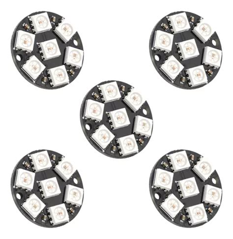 X5 Modulo Led Rgb Neopixel 7 Bits Cjmcu Ws2812 5050 Arduino