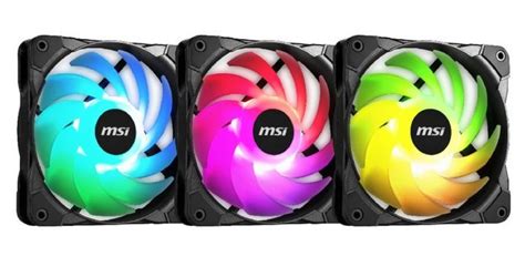 Msi Rainbow Fan Pack Argb Cm Waelgames