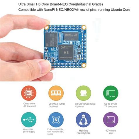 Nanopi Neo Core Iot B Ng M Ch Ph T Tri N M Gb Ddr Ram Allwinner