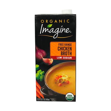 Imagine Foods Organic Low Sodium Free Ranch Chicken Broth