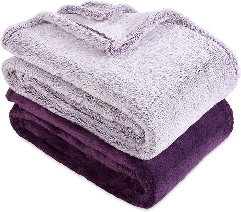 Amazon Berkshire Blanket Extra Fluffy Tipped Solid Pack Super