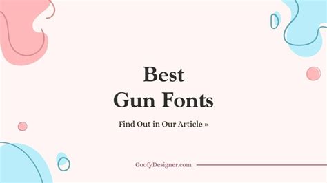 23 Gun Fonts That Will Blast Your Branding Into the Spotlight