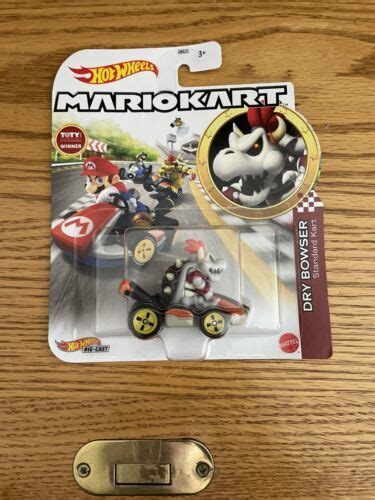 Hot Wheels Mario Kart Dry Bowser Standard Kart Mattel