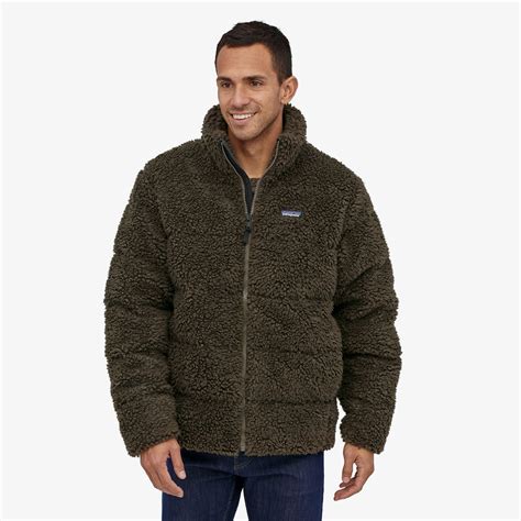 Patagonia Mens Recycled High Pile Fleece Down Jacket